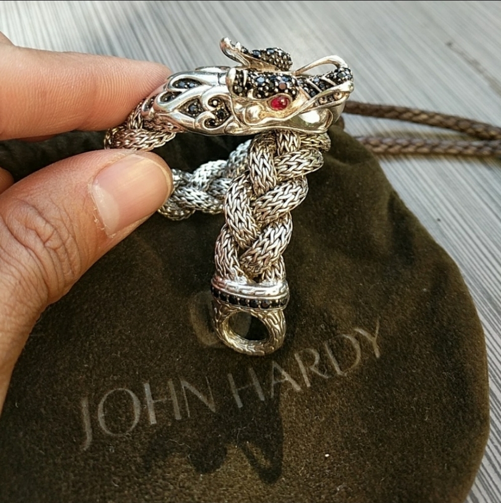 John Hardy Naga Classic Chain Silver Bracelet